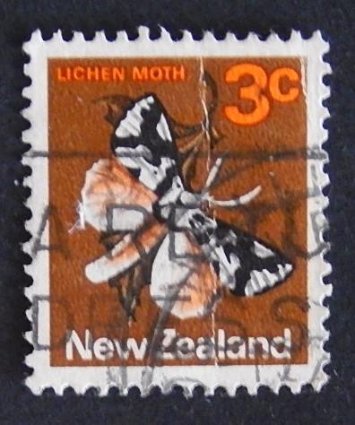 Postage stamp, New Zealand, №9-(24N-2IR)