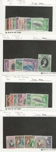 Dominica, Postage Stamp, #123-30, 137-41, 142//50, 157-60 Mint, JFZ