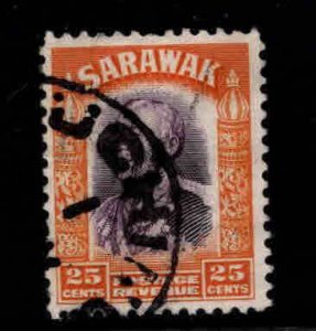 SARAWAK Scott 123 Used Sir Charles Vyner Brooke stamp,