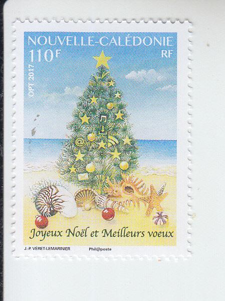 2017 New Caledonia Merry Christmas (Scott 1238) MNH