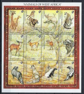 Gambia 1358 MNH 1993 Various Wildlife