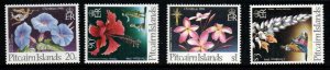 PITCAIRN ISLANDS SG458/61 1994 CHRISTMAS FLOWERS MNH