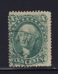 33 F-VF used neat cancel with nice color cv $ 200 ! see pic ! 