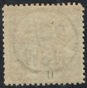 NEW SOUTH WALES 1890 CARRINGTON 20/- WMK NSW 20/- IN CIRCLE PERF 11 