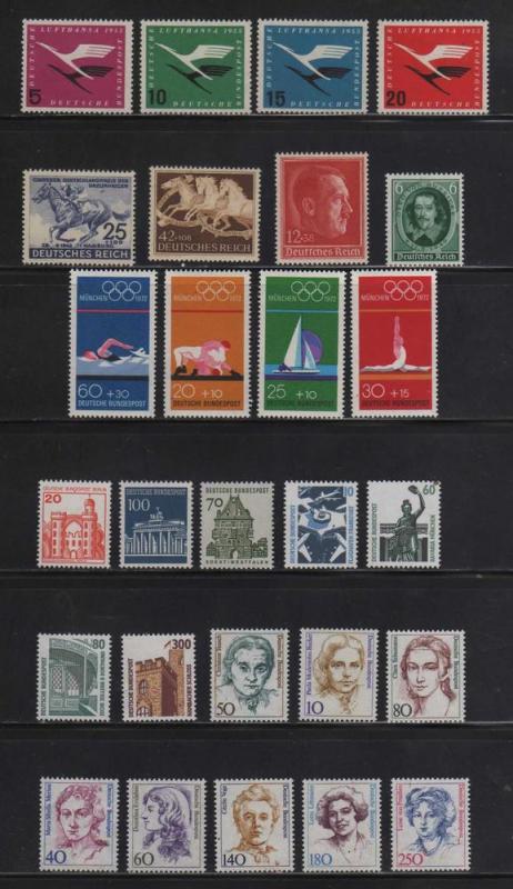Germany MNH Lot Nice Selection with Better