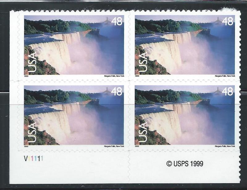 UNITED STATES SC# C133 VF MNH 1999 PLv11111 LL B/4