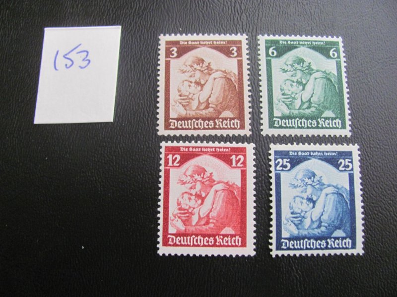 Germany 1935 MNH SC 448-451 SET VF 120 EUROS (153)