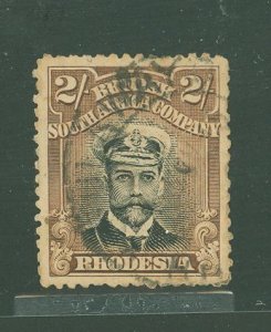 Rhodesia (1890-1923) #132v  Single