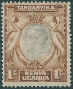Kenya Uganda and Tanganyika 1935 SG110 1c black and red-brown KGV cranes #3 FU (