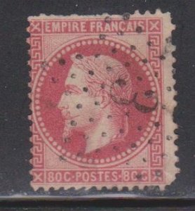 FRANCE Scott # 36 Used - Short Perfs - CV $ 24