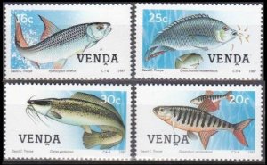 1987 Venda 159-162 Sea fauna 4,50 €