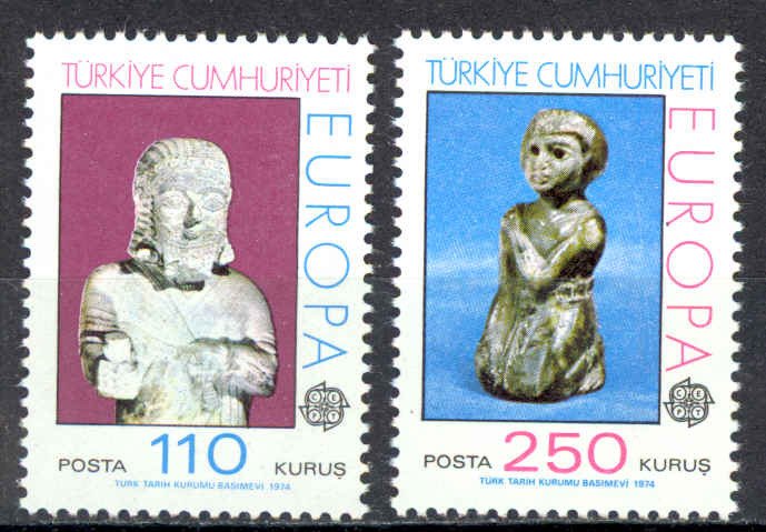 Turkey Sc# 1972-1973 MNH 1974 Europa