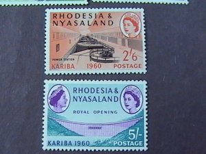 RHODESIA & NYASALAND # 172-177-MINT NEVER/HINGED-COMPLETE SET----QEII----1960