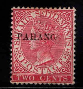 MALAYA-Pahang Scott 4 MH* 12.5x 2mm overprint