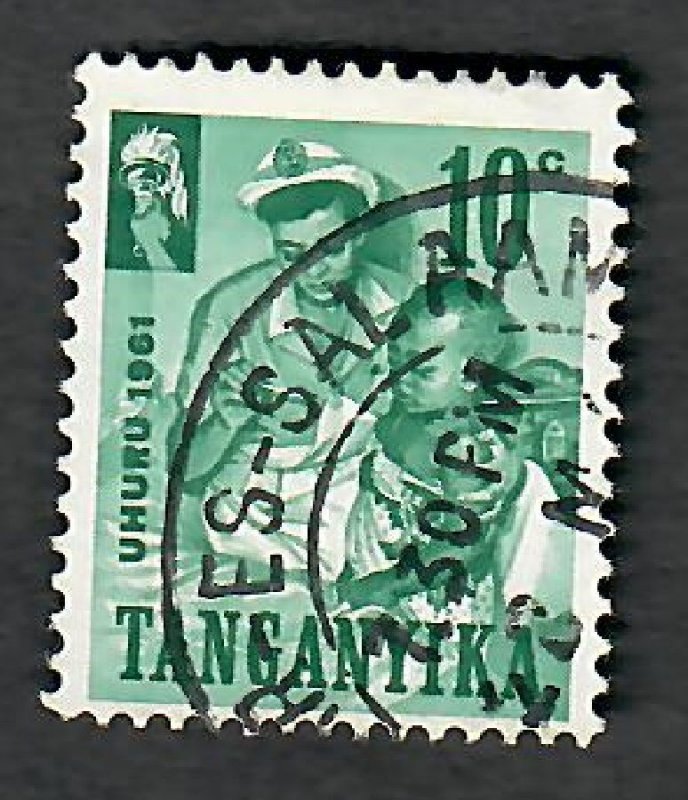 Tanganyika #46 used single