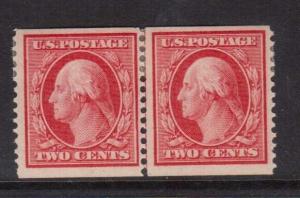 USA #353 VF Mint Guide Line Pair