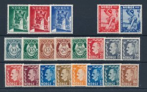 Norway 1950 Complete MNH Year Set  as shown at the image.