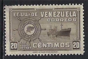 Venezuela 417 VFU SHIP V137-4