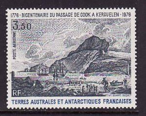 French Southern Antarctic Terr.-Sc#c46-Unused NH airmail set-Sailing Ships-Capt.
