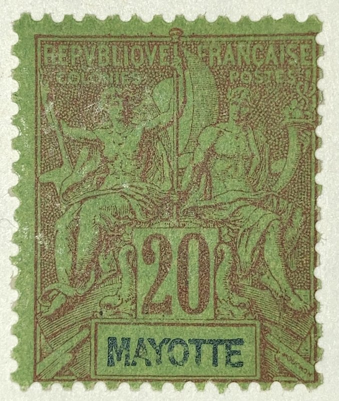 AlexStamps MAYOTTE #9 FVF Mint