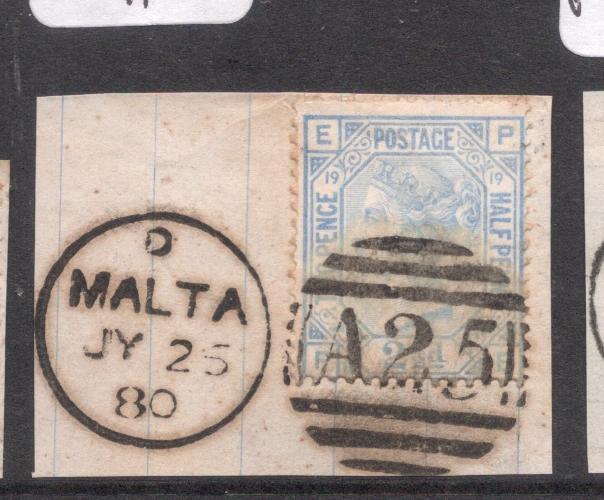 Malta GB Used SG Z39 Plate 19 VFU (1del)