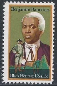 US SC#1804 - MNH - SCV $0.35 - Benjamin Banneker - Black Heritage