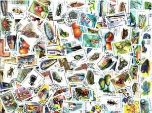 Madagascar Stamp Collection - 100 Different Stamps