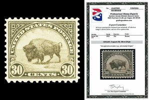 Scott 700 1931 30c Buffalo Rotary Press Mint Graded Superb 98 LH with PSE CERT