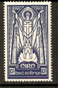 IRELAND SG104 1937 10/= DEEP BLUE MTD MINT
