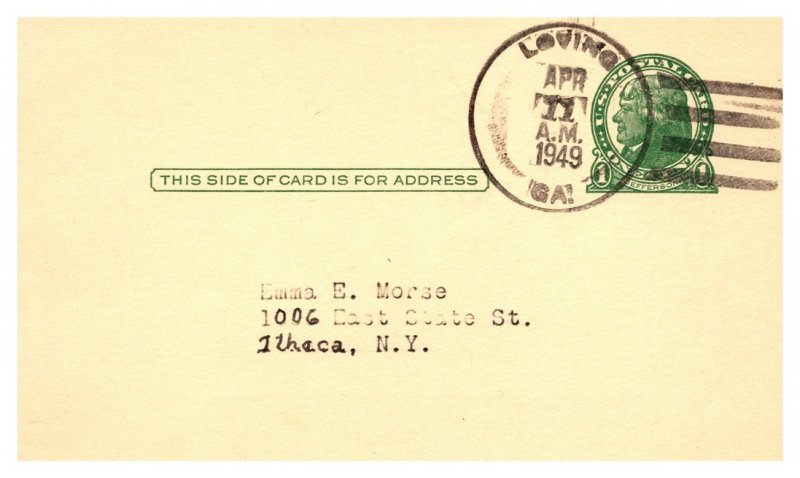 United States, Georgia, United States Government Postal Cards