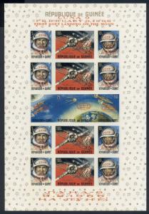 Guinea Scott #393a OVPT Luna 9 MNH IMPERF Russian Achievements in SPACE $$