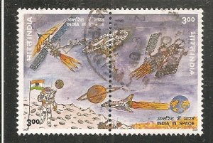India   Scott   1849   India in Space   Used