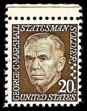 # 1289a MINT NEVER HINGED TAGGED GEORGE CATLETT MARSHALL