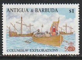 1988 Antigua - Sc 1097 - MNH VF - 1 single - Discovery of America