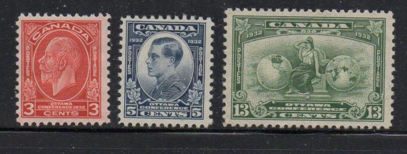 Canada Sc  192-4 1932 Imperial Economic Conference stamp set mint