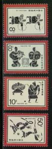 China (PRC) Scott 2070-2073 MNH