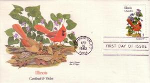 US Sc# 1953 / 2002 FDC's State Birds & Flowers Complete UXZ