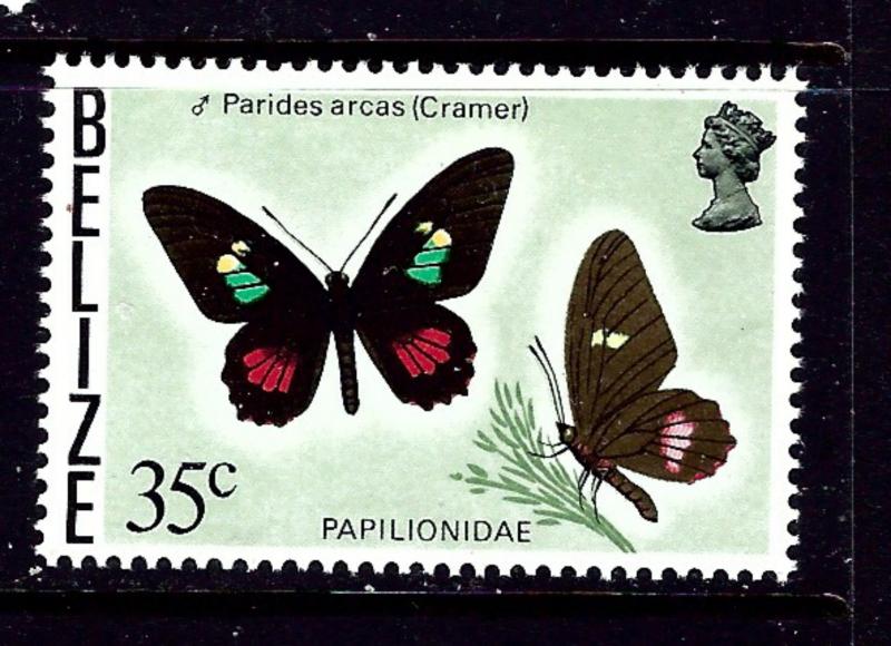 Belize 355A MH 1977 Butterflies