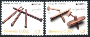Slovenia 2014 ☀ Europa CEPT folk musical instruments ☀ MNH set