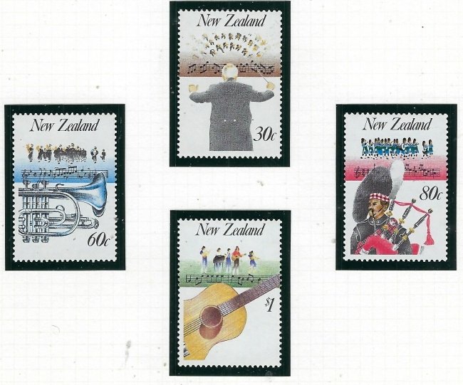 New Zealand 857-60 MNH 1986 Music (an2140)