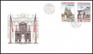 Czechoslovakia 2579-2580 U/A FDC