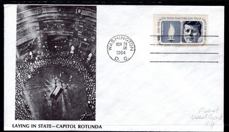 US Laying in State Capitol Rotunda John F Kennedy 1964 Cover