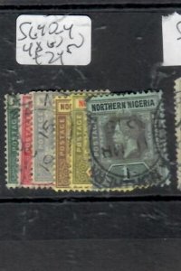 NORTHERN NIGERIA  KGV   SG 40-44,  48     VFU         P0310H