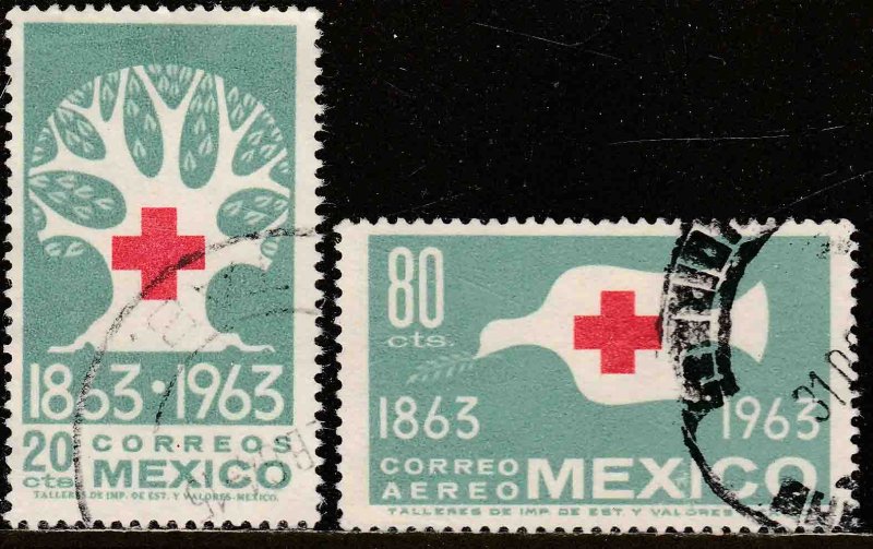 MEXICO 938, C277, Centenary of the International Red Cross USED. VF. (1144)