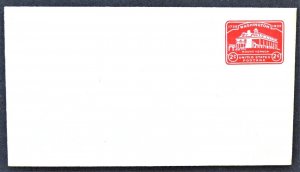 1932 US Sc. #U525a stamped envelope, raised S variety, unused, very good shape