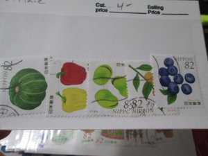 Japan #3994a-e used  2024 SCV = $4.00