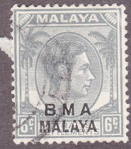 Malaysia BMA 260 USED 1945 King George VI O/P