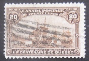 Canada #103 Used- SCV=$225.00
