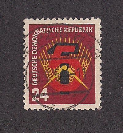 GERMANY - DDR SC# 89 VF U 1951