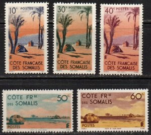 Somali Coast Sc #248-252 Mint Hinged